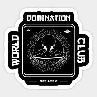 World Domination Club Sticker